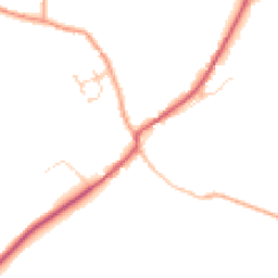 Daytime road noise heatmap for SP11 0AA