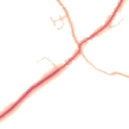 Daytime road noise heatmap for SP11 0AE