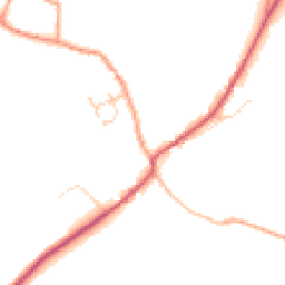 Daytime road noise heatmap for SP11 0BB