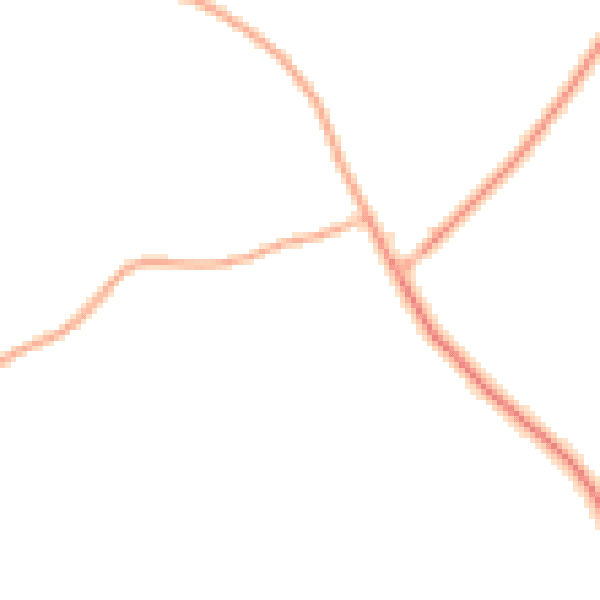 Daytime road noise heatmap for SP11 0JU