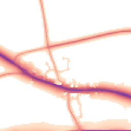 Daytime road noise heatmap for SP11 0PZ
