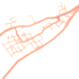 Daytime road noise heatmap for SP11 6AZ