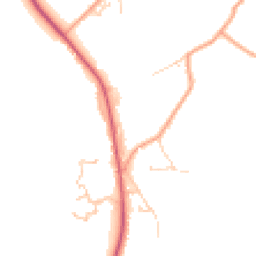 Daytime road noise heatmap for SP11 6JX