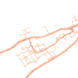 Daytime road noise heatmap for SP11 6LY