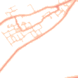 Daytime road noise heatmap for SP11 6ND