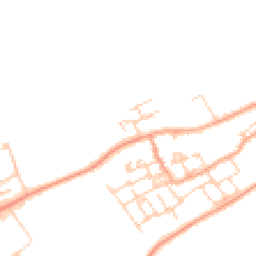 Daytime road noise heatmap for SP11 6QN