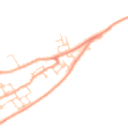 Daytime road noise heatmap for SP11 6UW