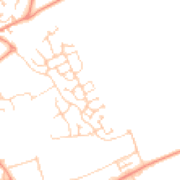 Daytime road noise heatmap for SP11 6WU