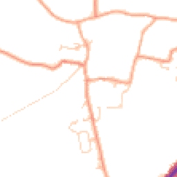 Daytime road noise heatmap for SP11 7BG