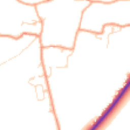 Daytime road noise heatmap for SP11 7BJ