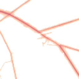 Daytime road noise heatmap for SP11 7DY
