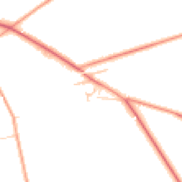 Daytime road noise heatmap for SP11 7EA