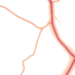 Daytime road noise heatmap for SP11 7LD
