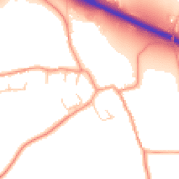 Daytime road noise heatmap for SP11 7PT