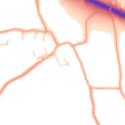 Daytime road noise heatmap for SP11 7QA