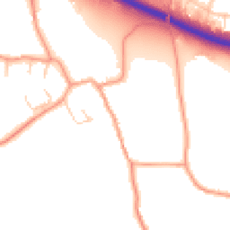 Daytime road noise heatmap for SP11 7QS