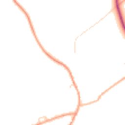 Daytime road noise heatmap for SP11 7RU