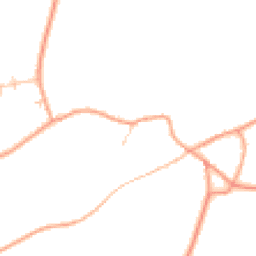 Daytime road noise heatmap for SP11 8AQ