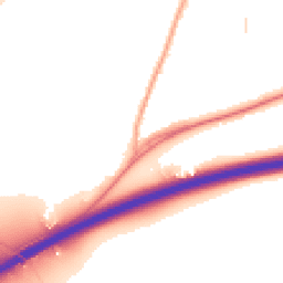 Daytime road noise heatmap for SP11 8DZ