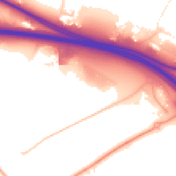 Daytime road noise heatmap for SP11 8EZ