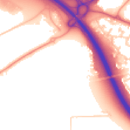 Daytime road noise heatmap for SP11 8HA