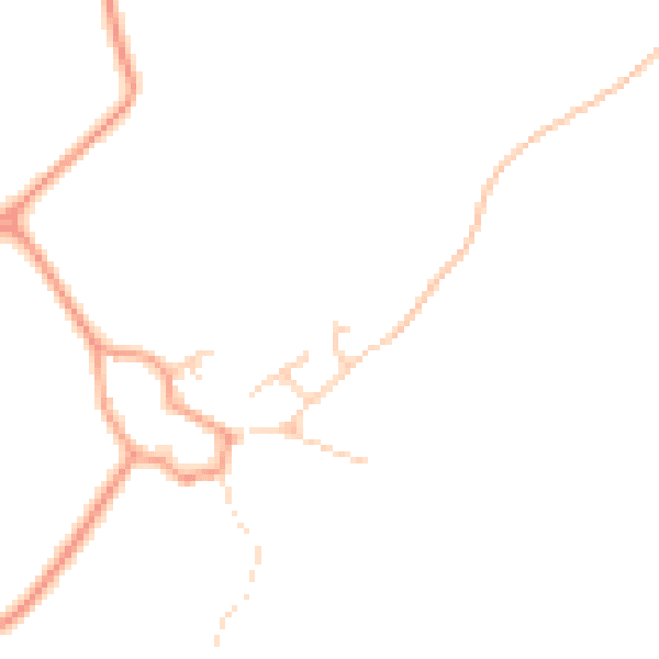 Daytime road noise heatmap for SP11 8JJ