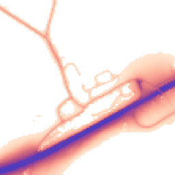 Daytime road noise heatmap for SP11 8NE