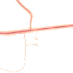 Daytime road noise heatmap for SP11 9JY