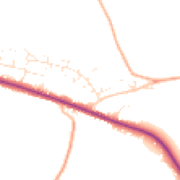 Daytime road noise heatmap for SP11 9PU