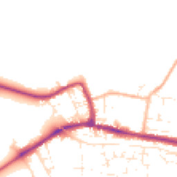 Daytime road noise heatmap for SP11 9QR