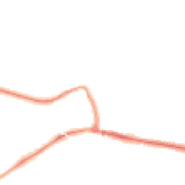 Night-time road noise heatmap for SP11 9QR