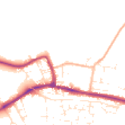 Daytime road noise heatmap for SP11 9QU