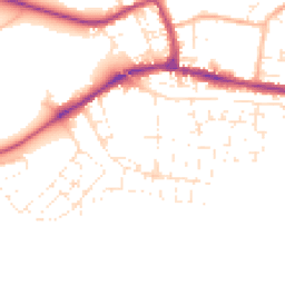 Daytime road noise heatmap for SP11 9RG