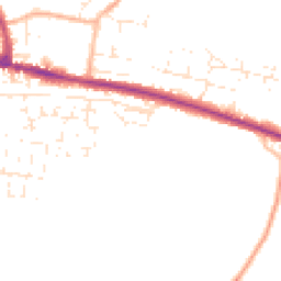 Daytime road noise heatmap for SP11 9UF