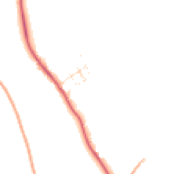 Daytime road noise heatmap for SP2 0RA
