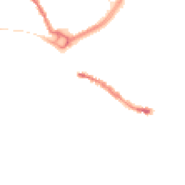 Night-time road noise heatmap for SP2 7SF