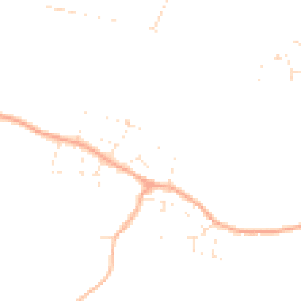Daytime road noise heatmap for SP6 1DG