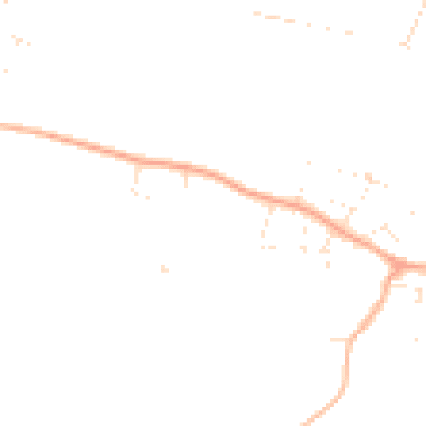 Daytime road noise heatmap for SP6 1DU