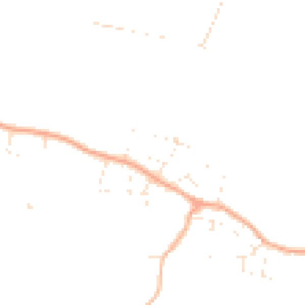 Daytime road noise heatmap for SP6 1DW