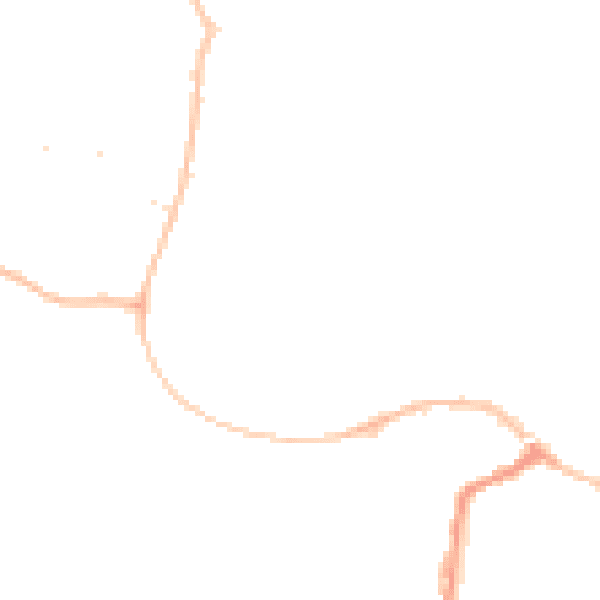 Night-time road noise heatmap for SP8 4AA