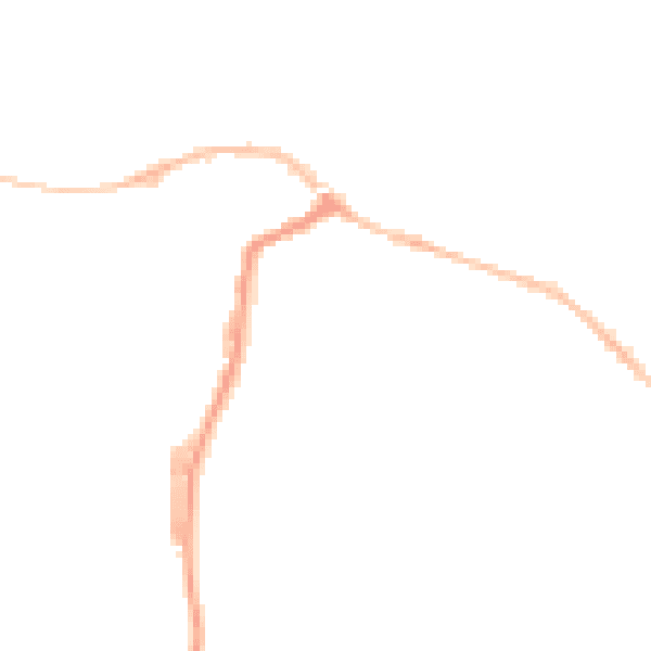 Night-time road noise heatmap for SP8 4JS