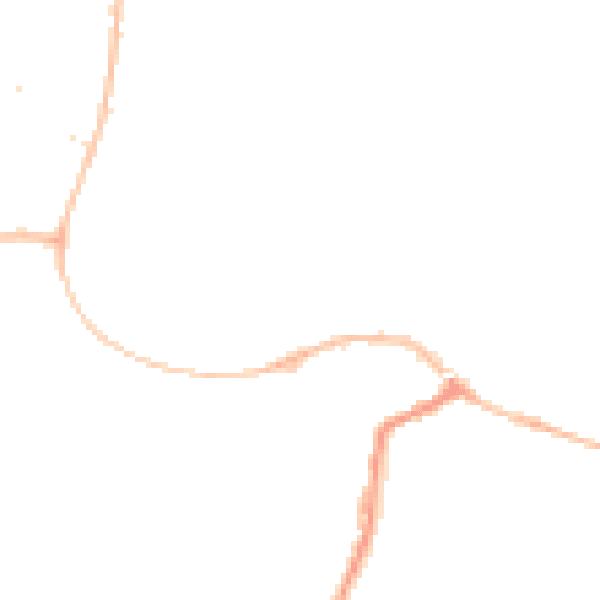 Night-time road noise heatmap for SP8 4PY