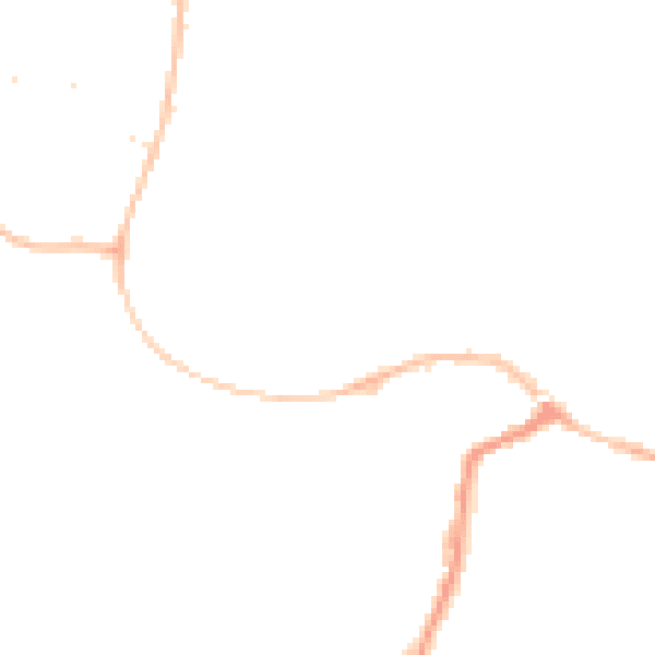 Night-time road noise heatmap for SP8 4QF