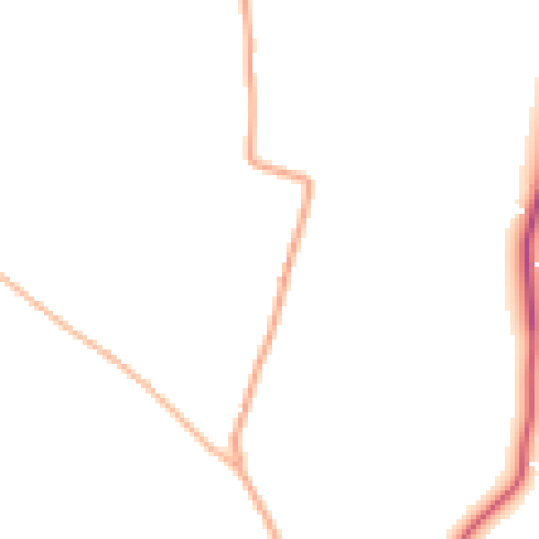 Daytime road noise heatmap for SP8 5AB