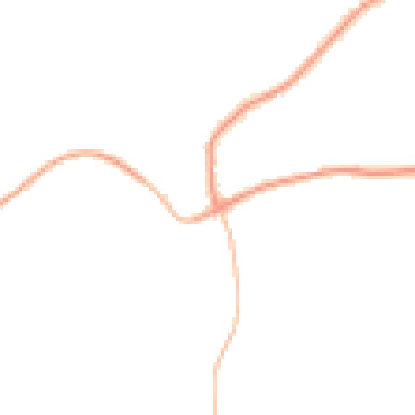 Night-time road noise heatmap for SP8 5LW