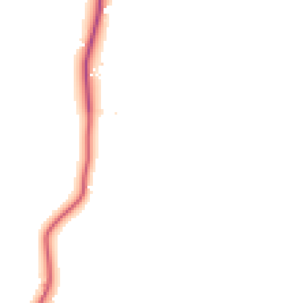Daytime road noise heatmap for SP8 5QE