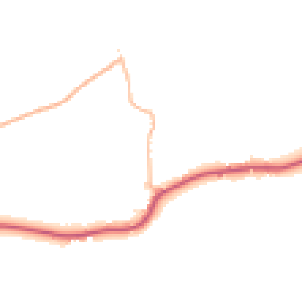 Daytime road noise heatmap for SP8 5RL