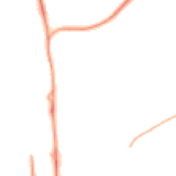 Night-time road noise heatmap for SP9 7QG