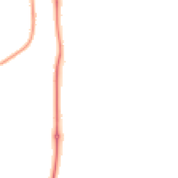 Night-time road noise heatmap for SP9 7SS