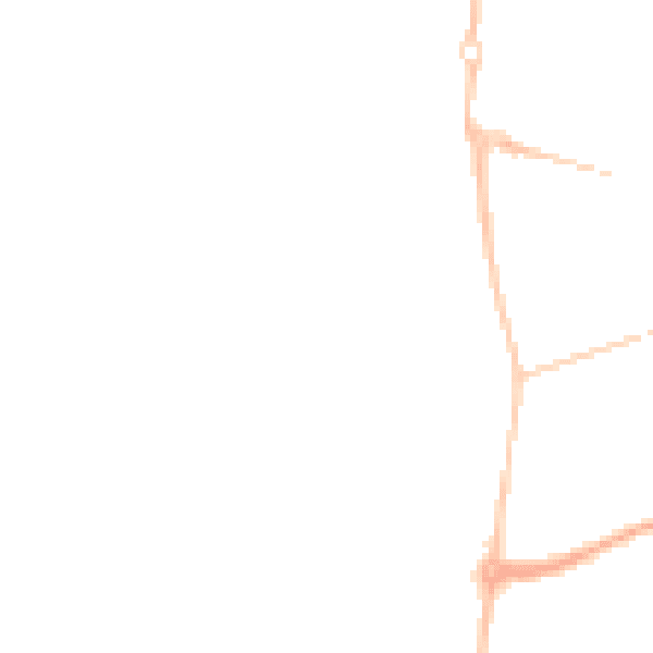 Night-time road noise heatmap for SR4 0BE
